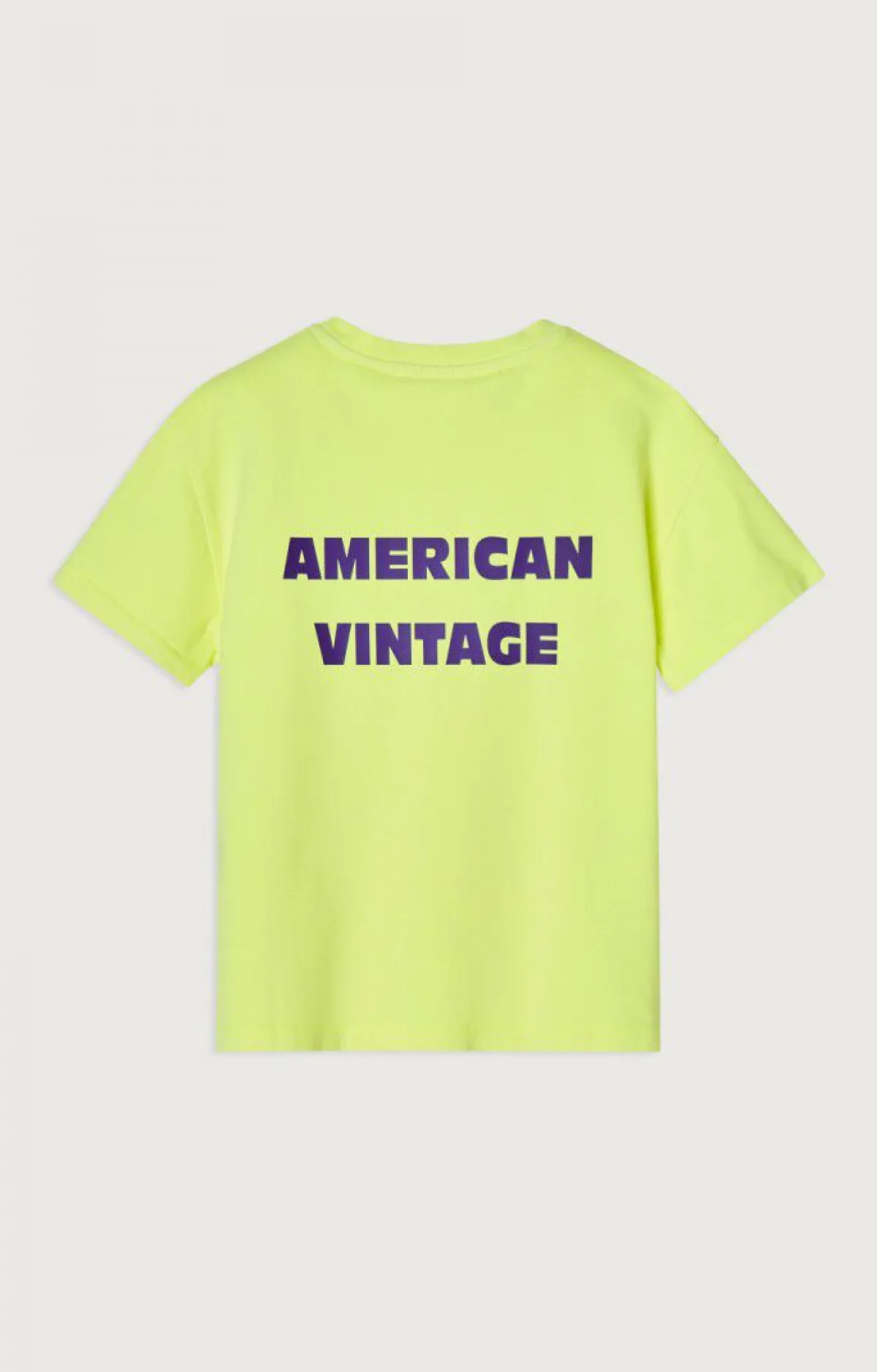 Kinder American Vintage |Kinder-T-Shirt Fizvalley Neongelb