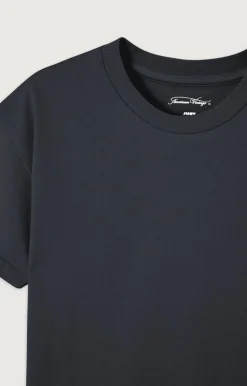 Kinder American Vintage |Kinder-T-Shirt Fizvalley Schwarz