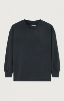 Kinder American Vintage |Kinder-T-Shirt Fizvalley Schwarz
