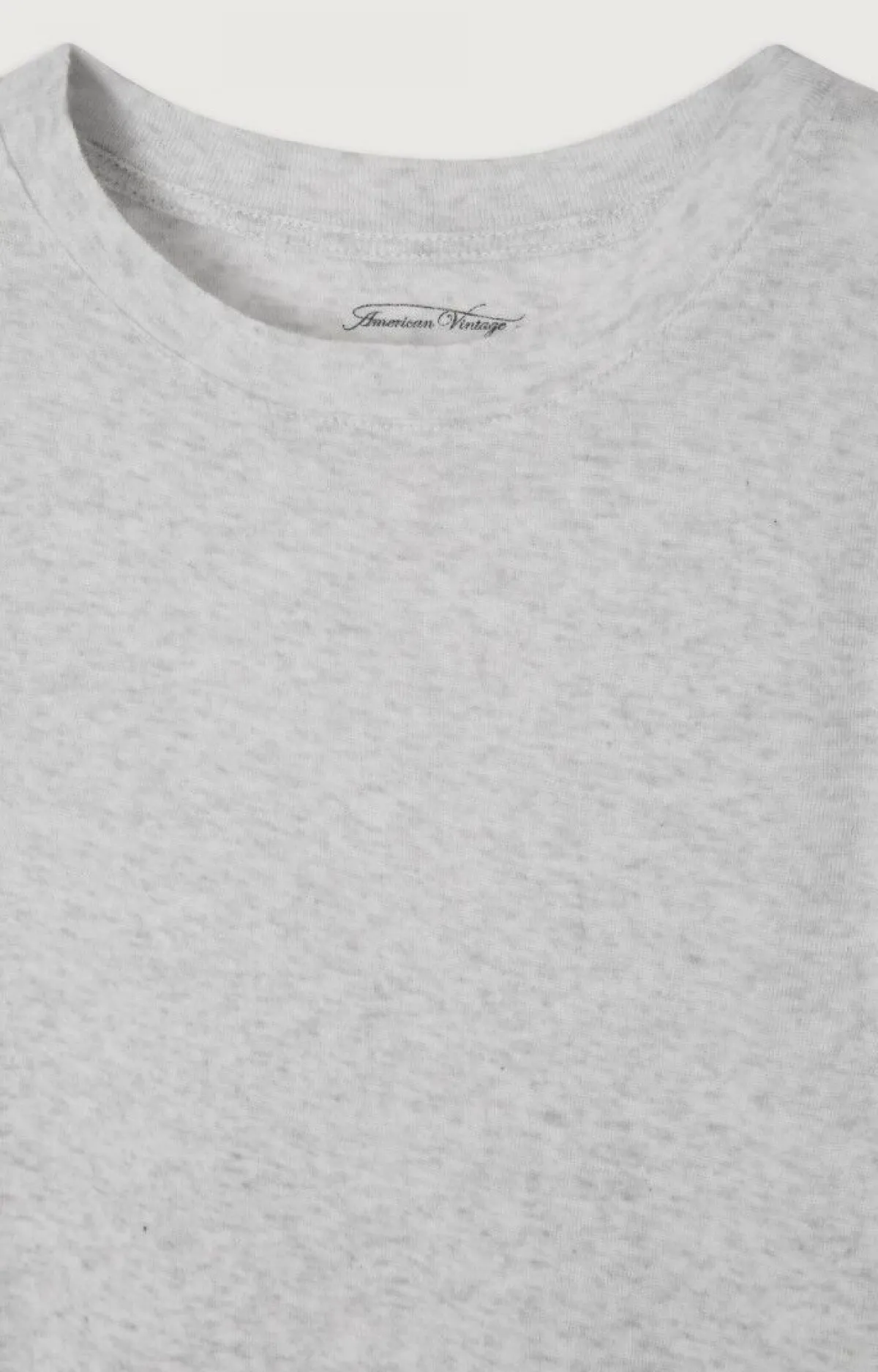 Kinder American Vintage |Kinder-T-Shirt Massachusetts Grau Meliert