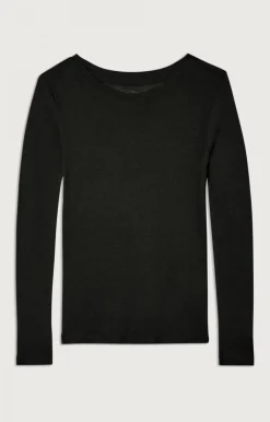 Kinder American Vintage |Kinder-T-Shirt Massachusetts Schwarz