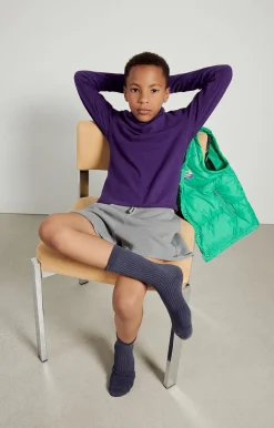 Kinder American Vintage |Kinder-T-Shirt Rakabay Aubergine Vintage