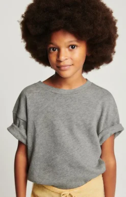 Kinder American Vintage |Kinder-T-Shirt Sonoma Grau Meliert