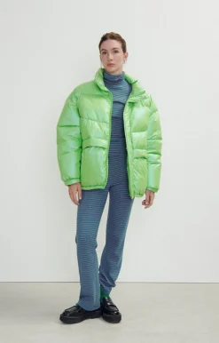 Damen American Vintage |Unisexdaunenjacke Tymbay Kopfsalat