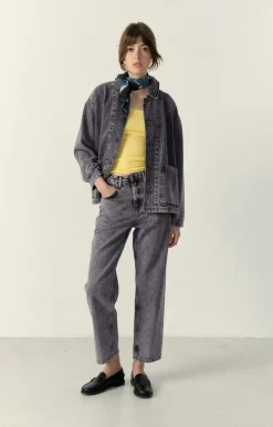 Damen American Vintage |Unisexjacke Yopday Salt And Pepper