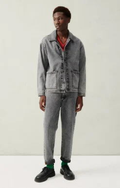Damen American Vintage |Unisexjacke Yopday Salt And Pepper