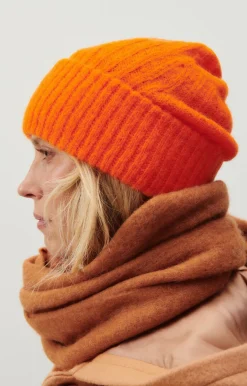 Damen American Vintage |Unisexmutze East Leuchtendes Orange