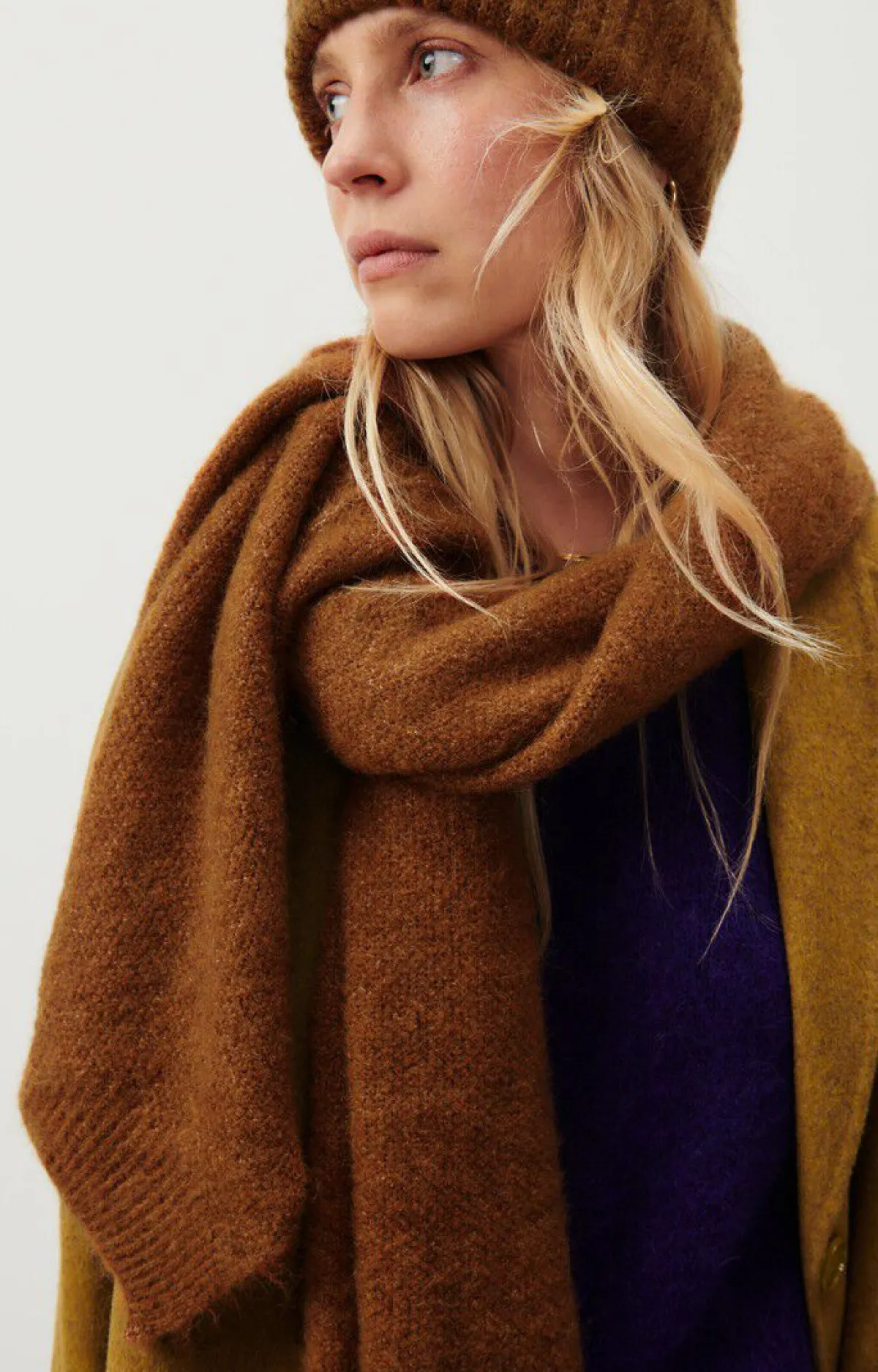 Damen American Vintage |Unisexmutze East Zimt Meliert