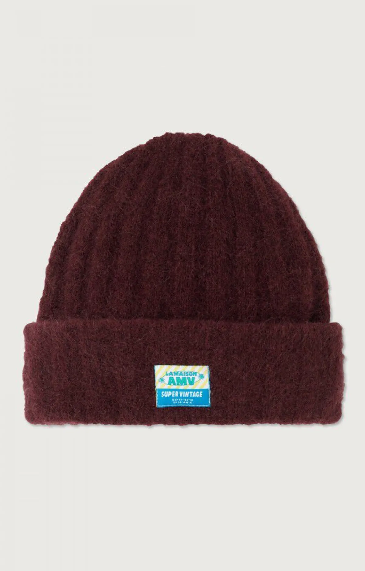 Damen American Vintage |Unisexmutze Vitow Mahagoni Meliert