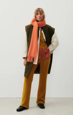 Damen American Vintage |Unisexschal Hizlaw Leuchtendes Orange