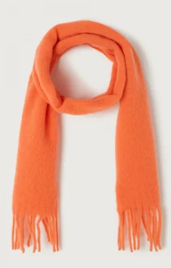 Damen American Vintage |Unisexschal Hizlaw Leuchtendes Orange
