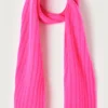 Accessoires American Vintage |Unisexschal Vitow Neon Pink Meliert