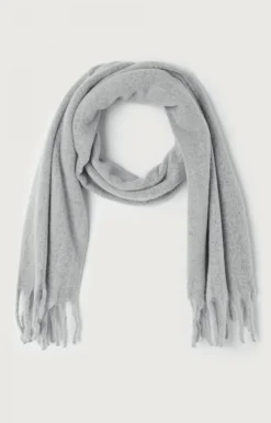 Damen American Vintage |Unisexschal Zinaco Grau Schwarz Meliert