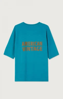 Damen American Vintage |Unisex-T-Shirt Fizvalley Pfau Vintage